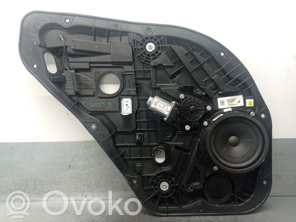 KIA Niro Rear window lifting mechanism without motor