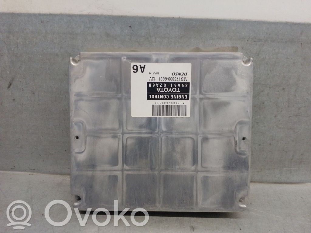 Toyota Corolla E120 E130 Centralina/modulo del motore