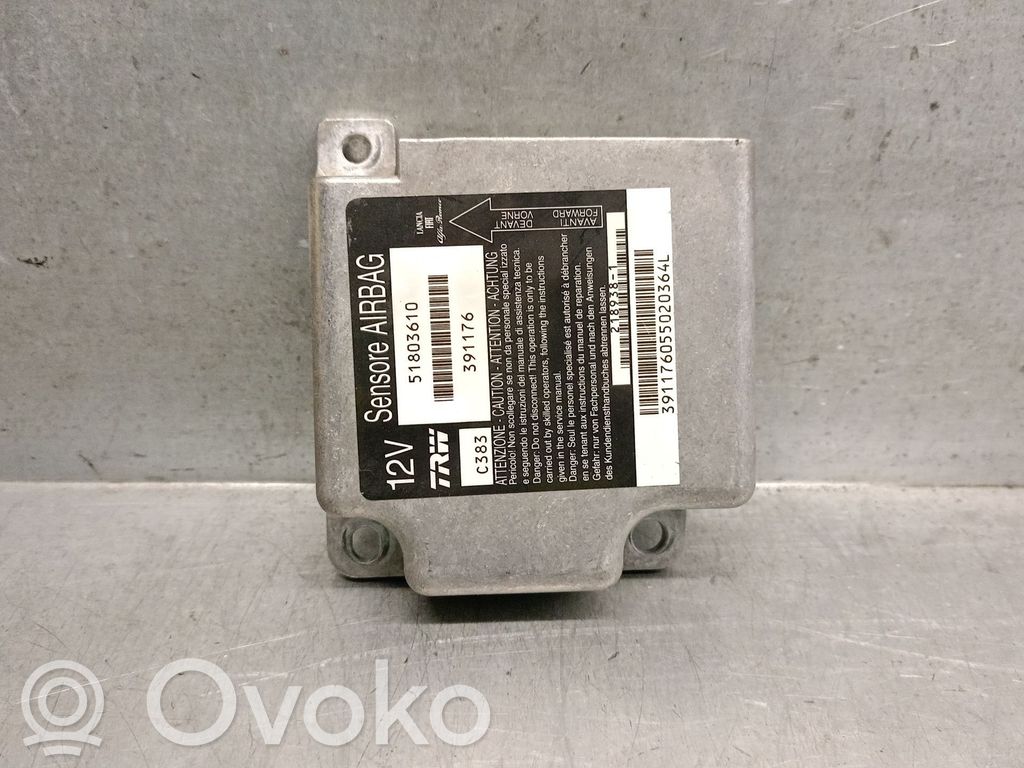 Fiat Panda II Unidad de control/módulo del Airbag 