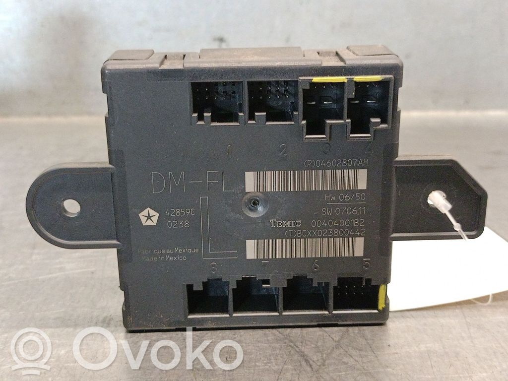 Chrysler Grand Voyager V Vārtu vadības bloks