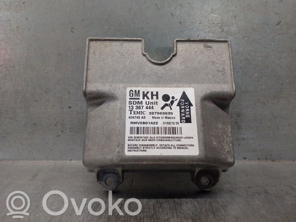 Opel Zafira B Module de contrôle airbag 