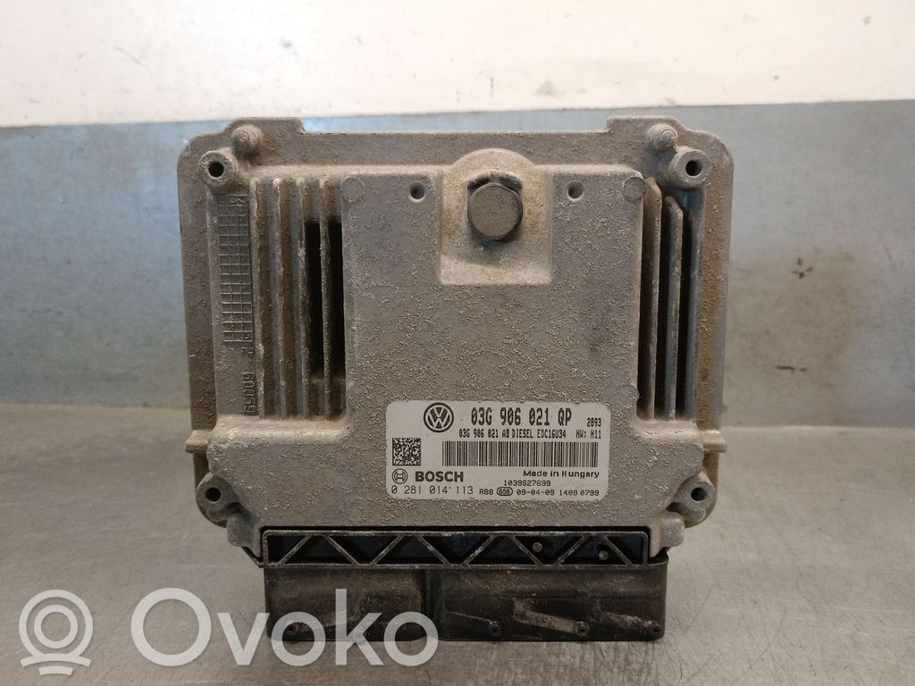 Skoda Superb B6 (3T) Variklio valdymo blokas 