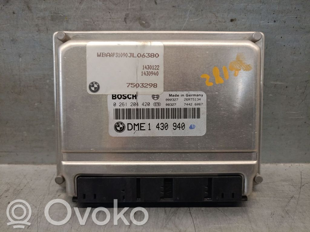 BMW 3 E36 Dzinēja vadības bloks 