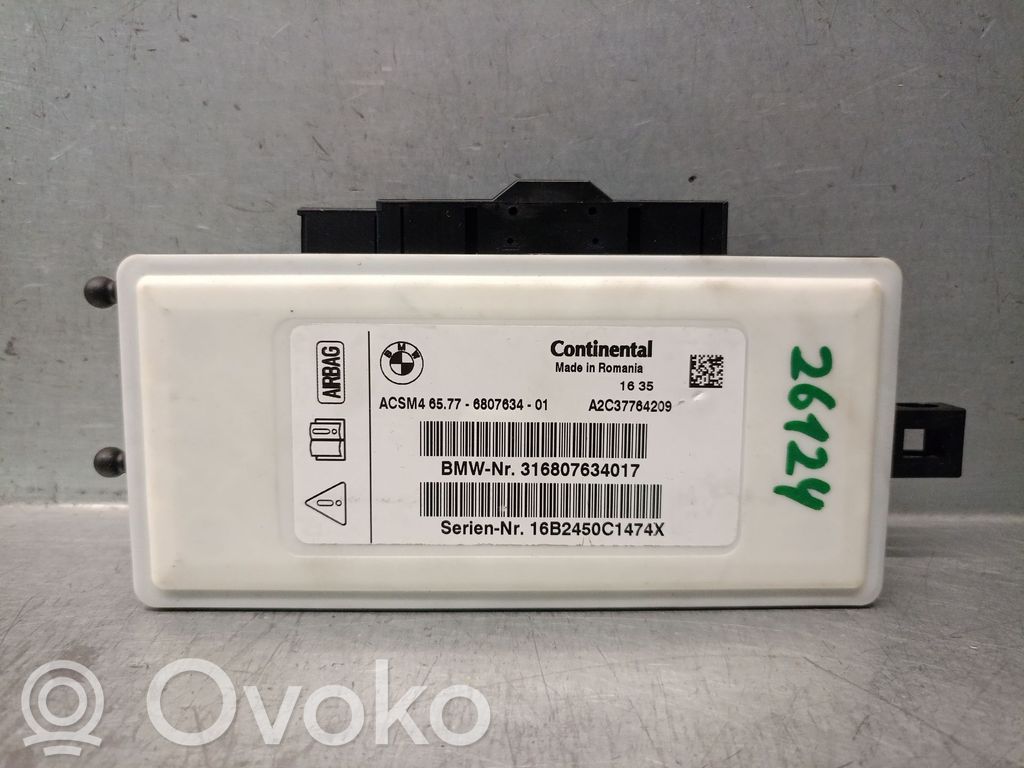 BMW 5 F10 F11 Sterownik / Moduł Airbag 