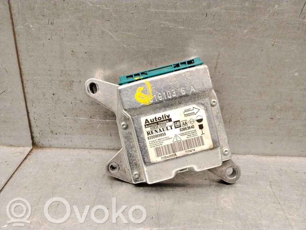Renault Trafic II (X83) Gaisa spilvenu vadības bloks 