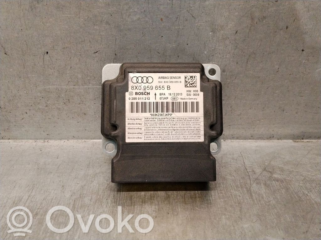 Audi A1 Module de contrôle airbag