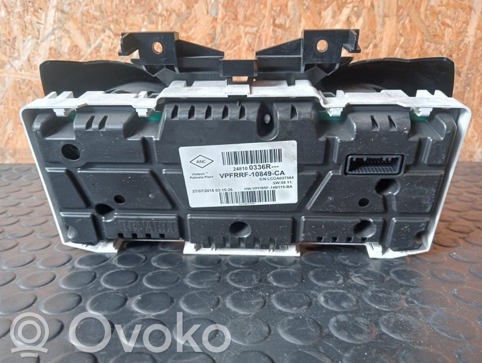 Renault Clio IV Velocímetro (tablero de instrumentos) 
