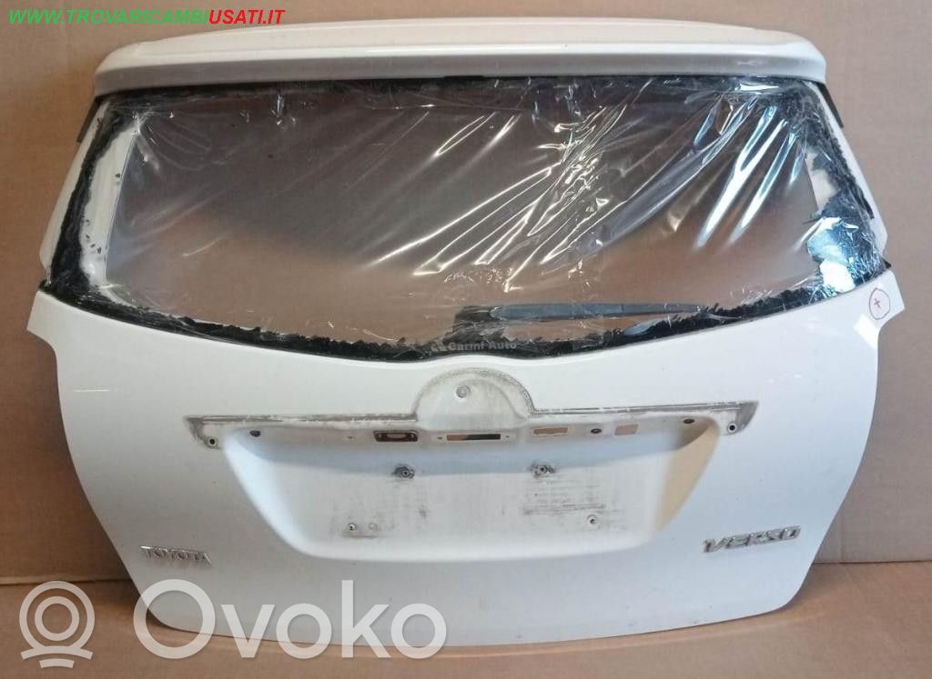 Toyota Verso Tailgate/trunk/boot lid 