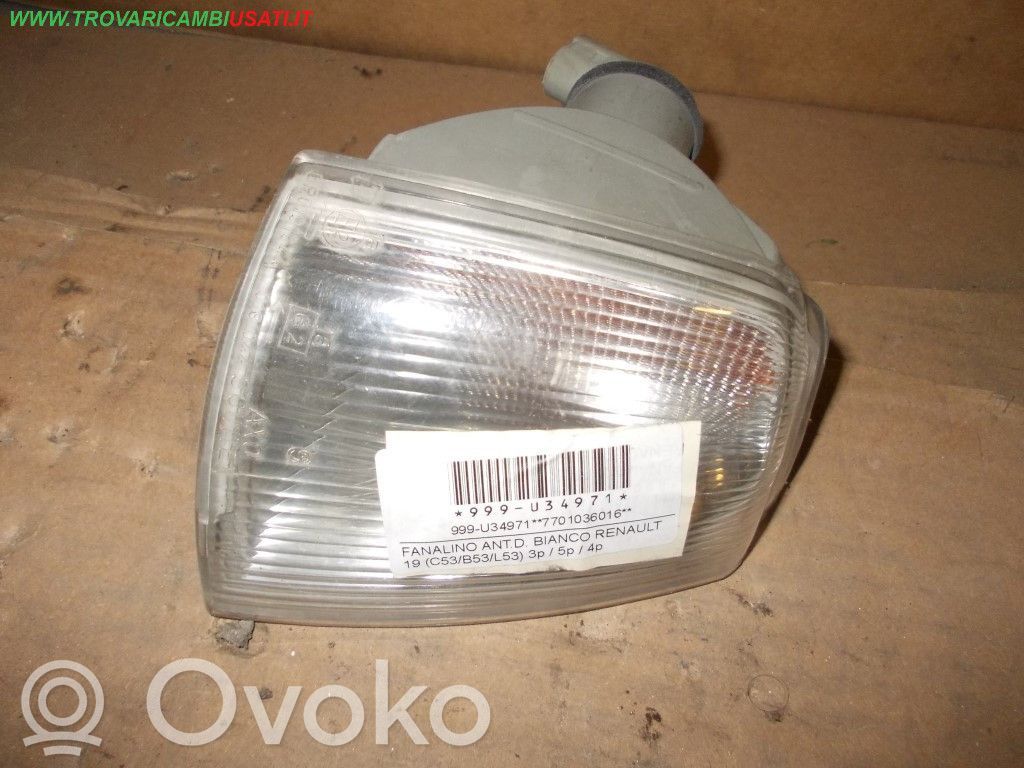 Renault 19 Front fender indicator light 