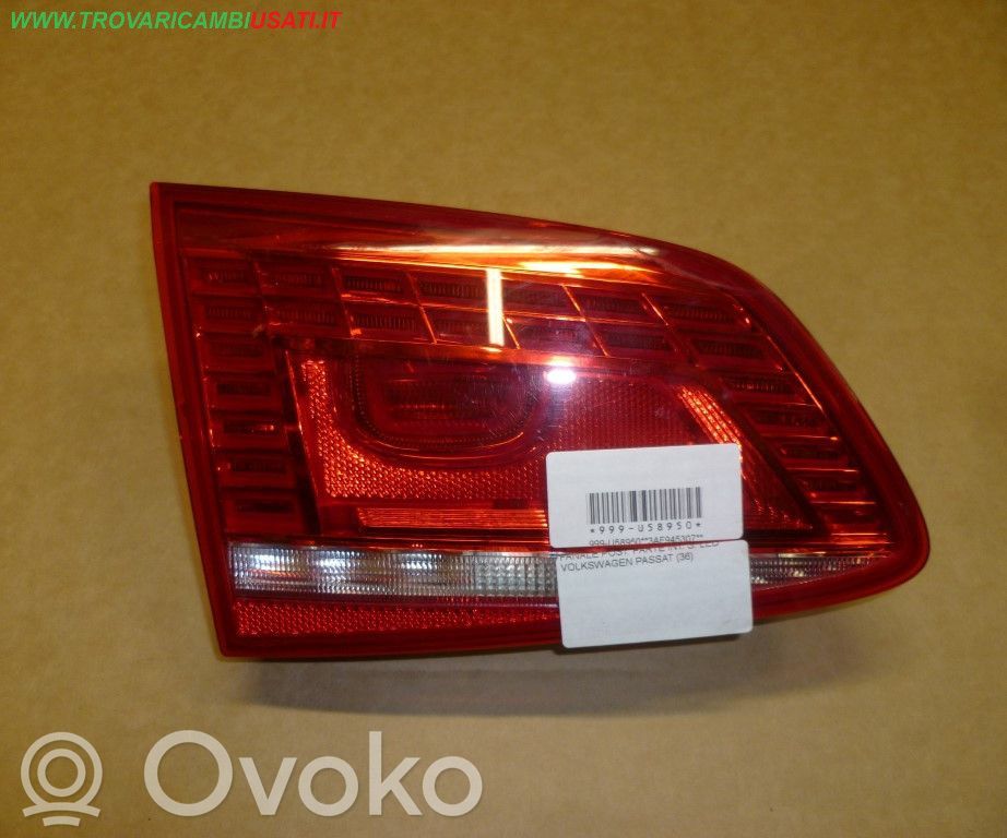 Volkswagen PASSAT B7 Lampă spate în capacul portbagajului 