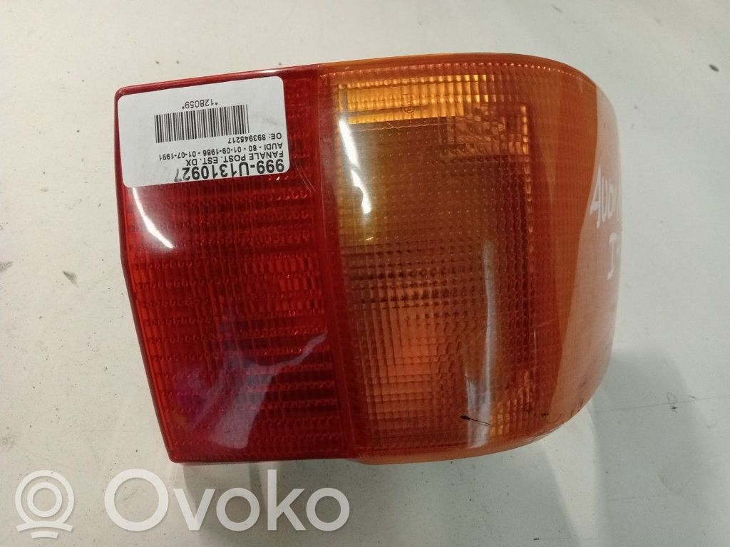 Audi 80 90 S2 B4 Aizmugurējais lukturis virsbūvē 