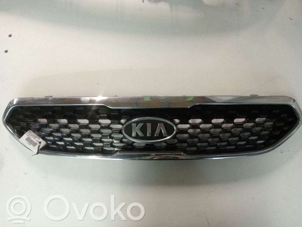 KIA Venga Rejilla superior del radiador del parachoques delantero 