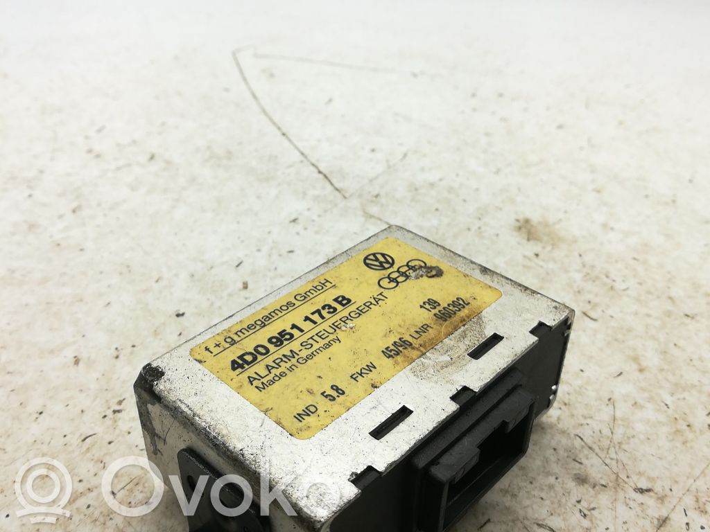 Audi A6 S6 C4 4A Alarm control unit/module 