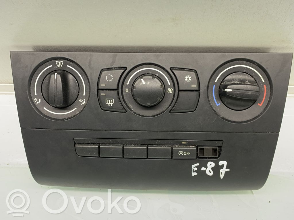 BMW 1 E81 E87 Climate control unit 