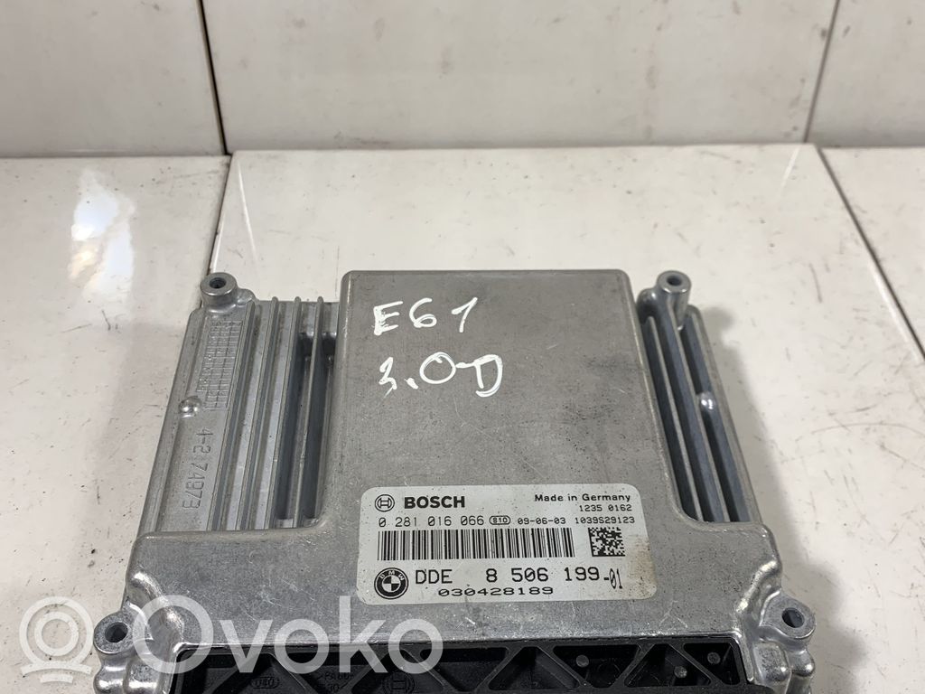 BMW 5 E60 E61 Unidad de control/módulo del motor 