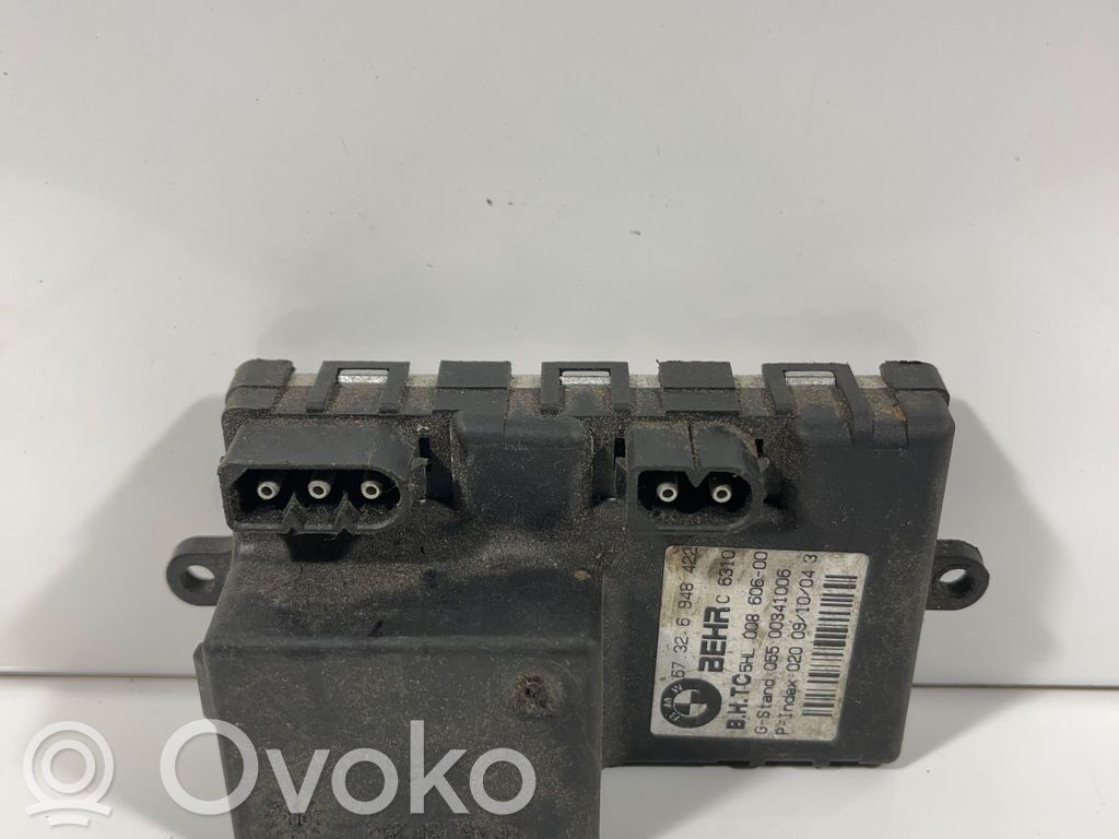 BMW 3 E90 E91 Pečiuko ventiliatoriaus reostatas (reustatas) 