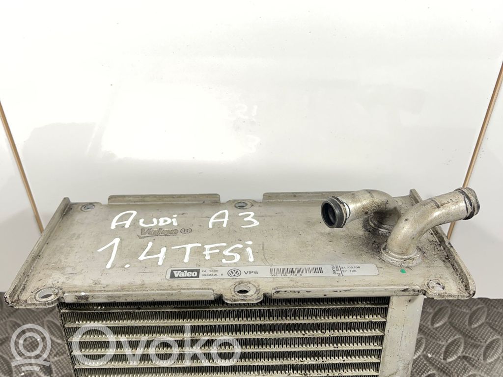 Audi A3 S3 A3 Sportback 8P Radiador intercooler 