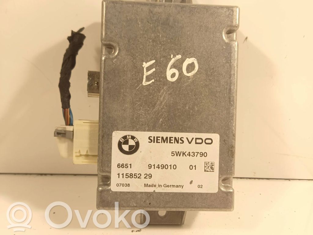 BMW 5 E60 E61 Kameros valdymo blokas 