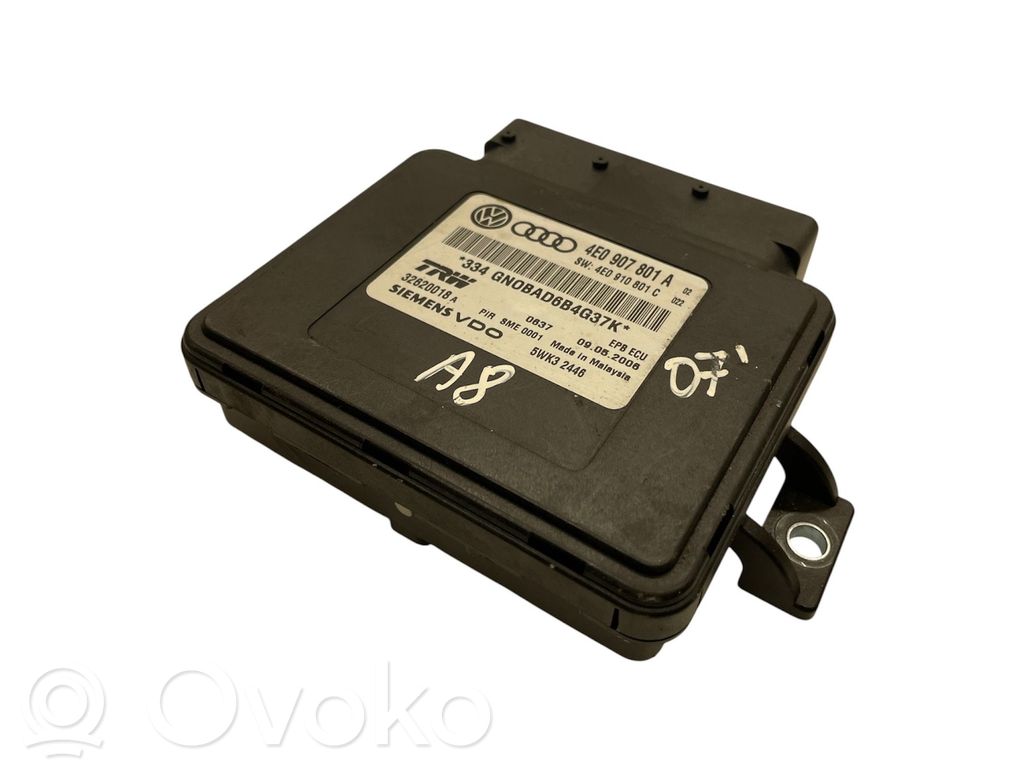 Audi A8 S8 D3 4E Käsijarrun ohjainlaite 