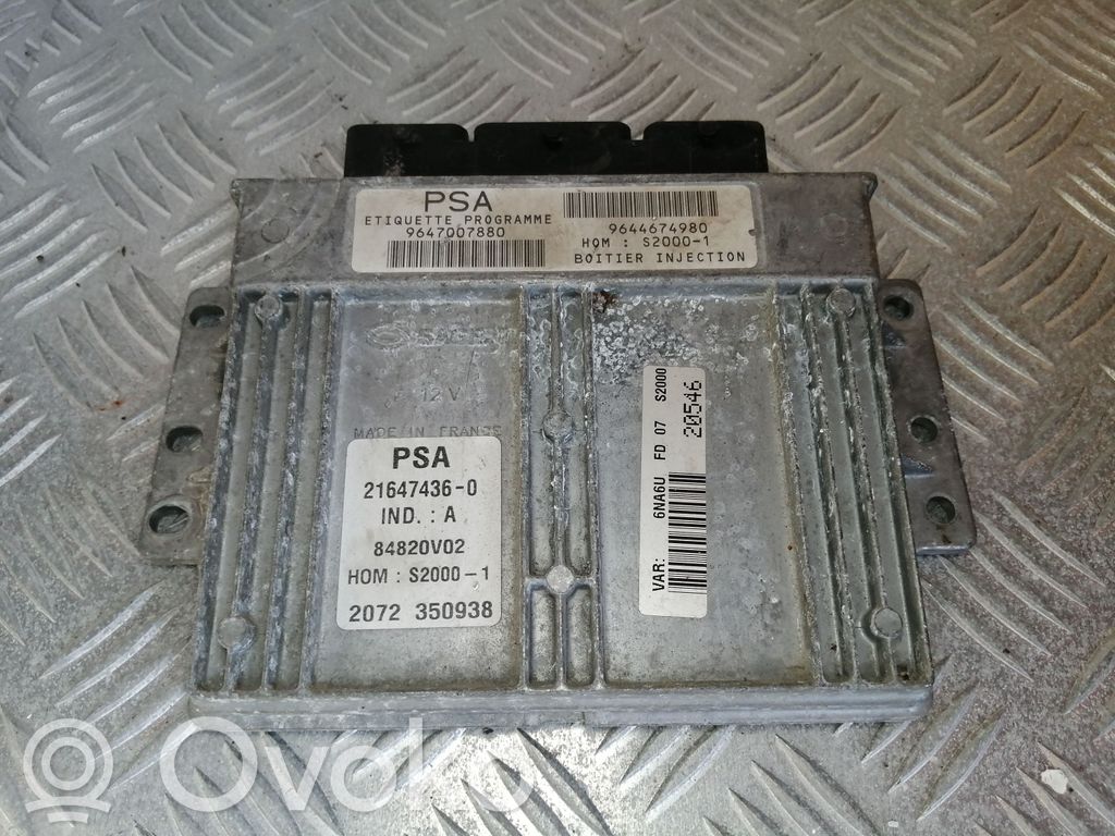 Citroen Xsara Picasso Engine control unit/module 