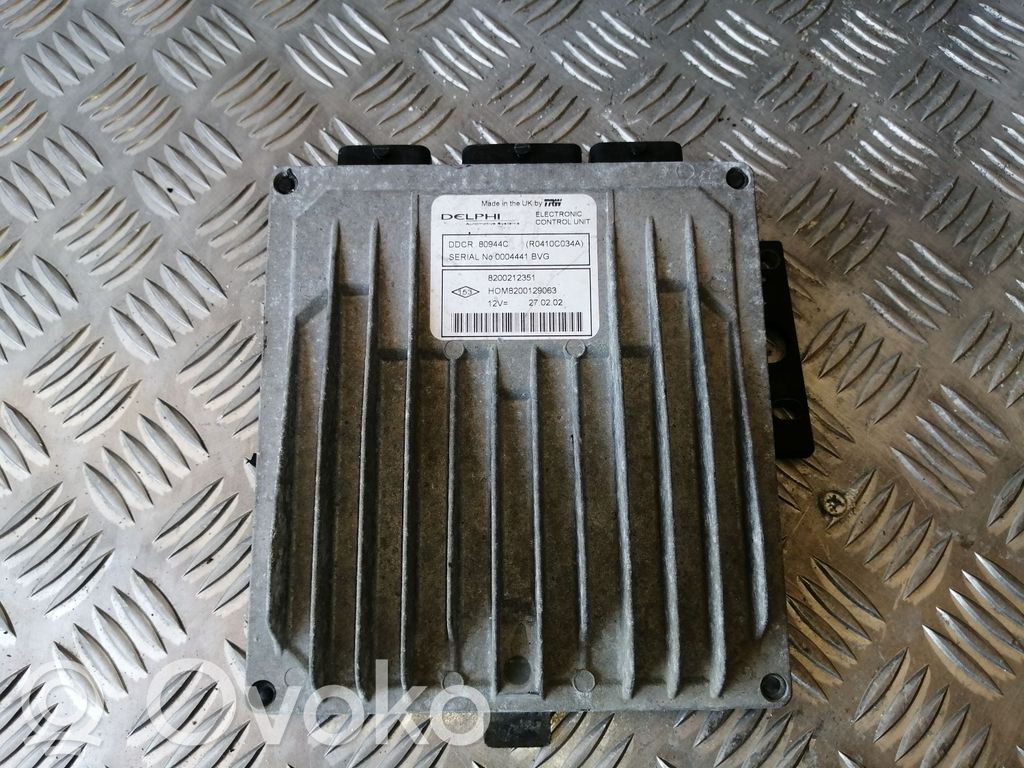 Renault Clio II Engine control unit/module 