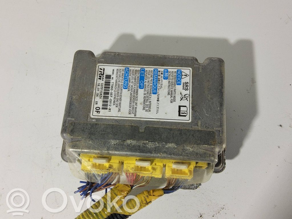 Honda Accord Airbag control unit/module 