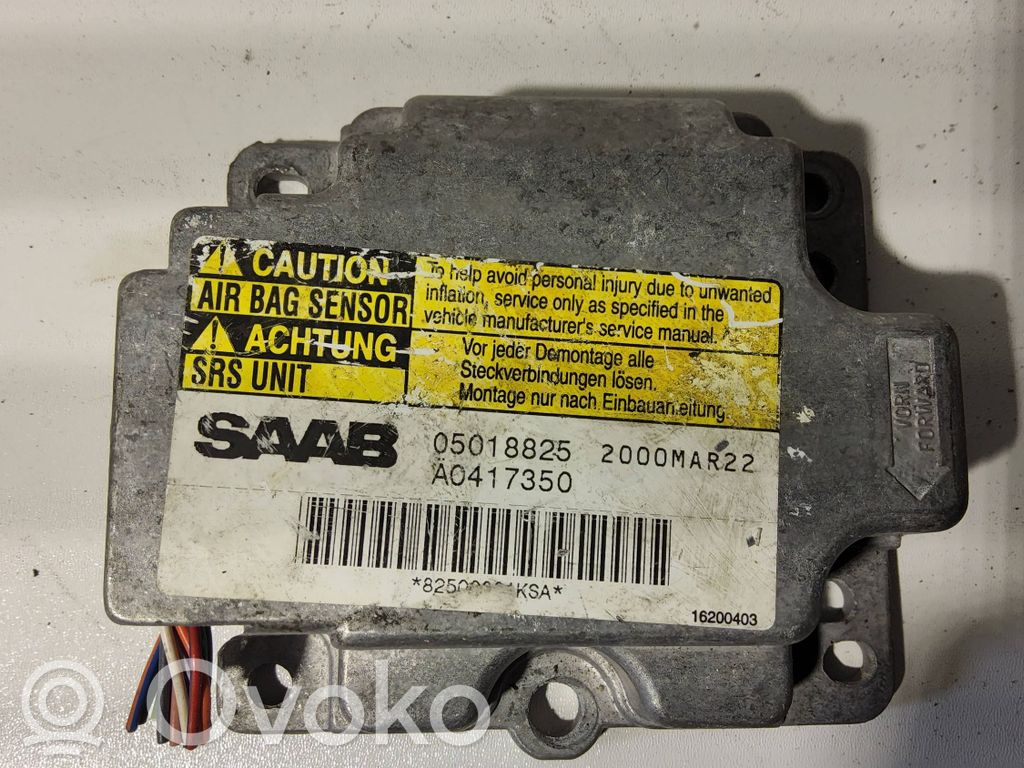Airbag control unit/module   05018825,A0417350,2000MAR22