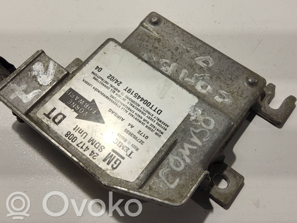 Opel Combo C Airbag control unit/module 