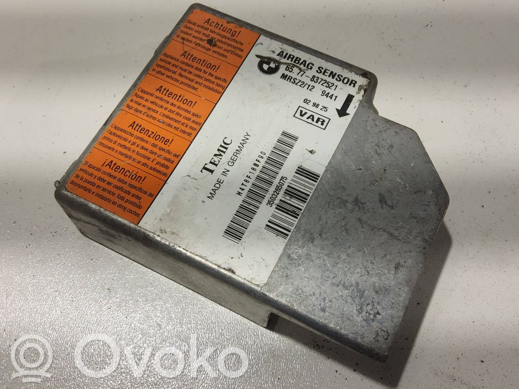 BMW 5 E39 Airbag control unit/module 