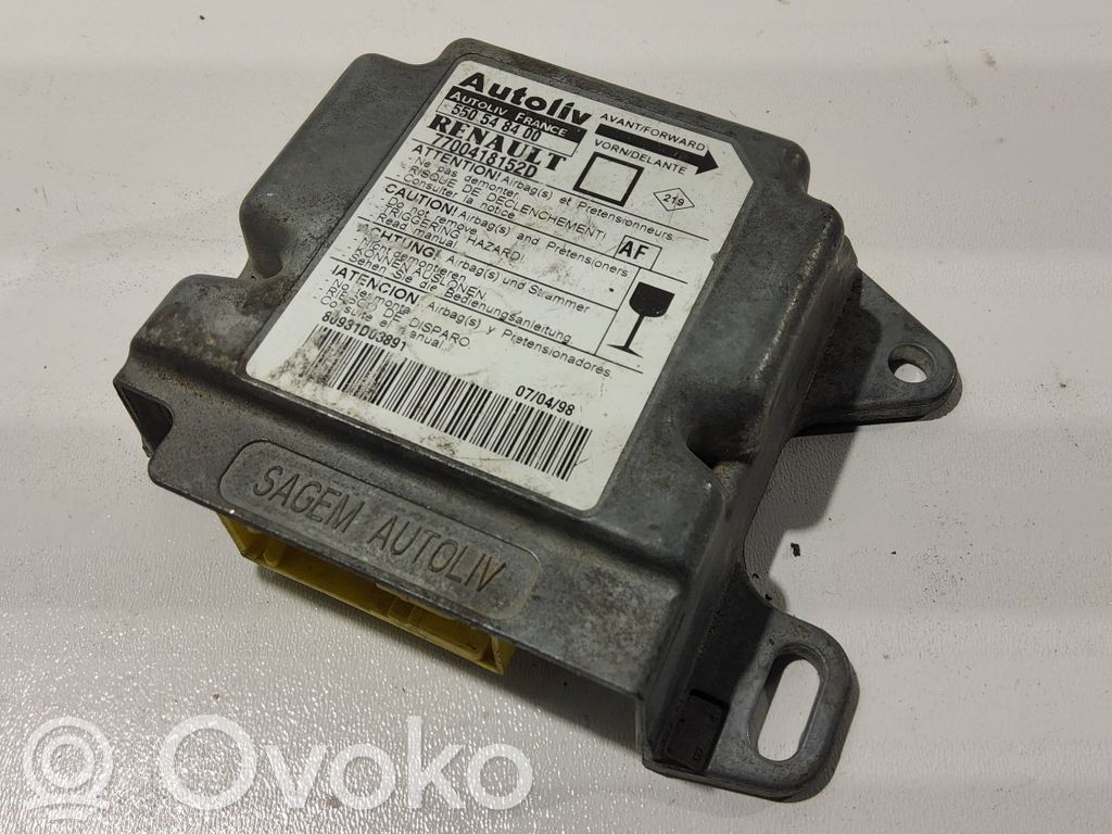 Renault Megane I Airbag control unit/module 
