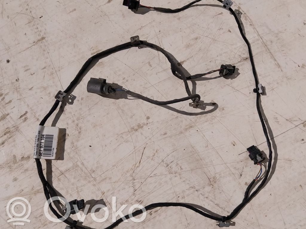 Skoda Octavia Mk4 Cableado del sensor de aparcamiento (PDC) 
