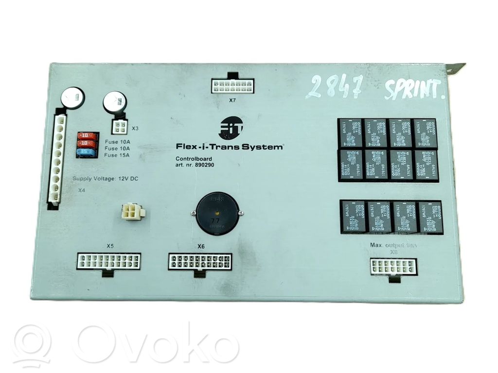 Inne wyposażenie elektryczne   890290,FLEXITRANSSYSTEM,10A,12VDC,CONTROLBOARD