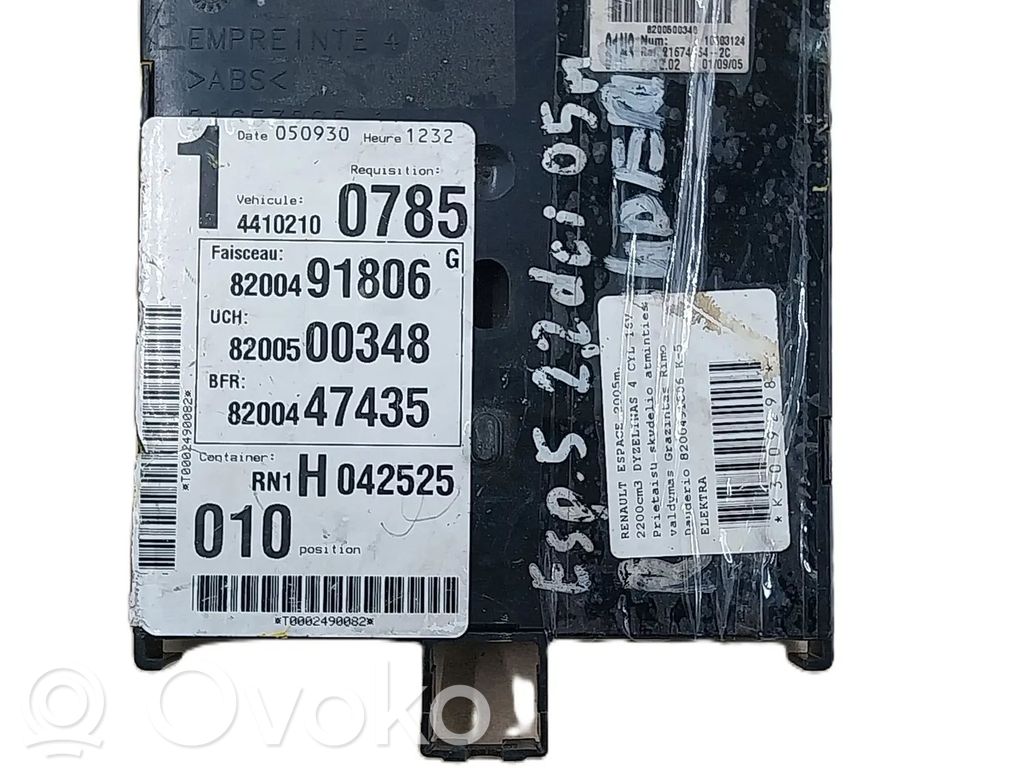Renault Espace -  Grand espace IV Immobilizer control unit/module 