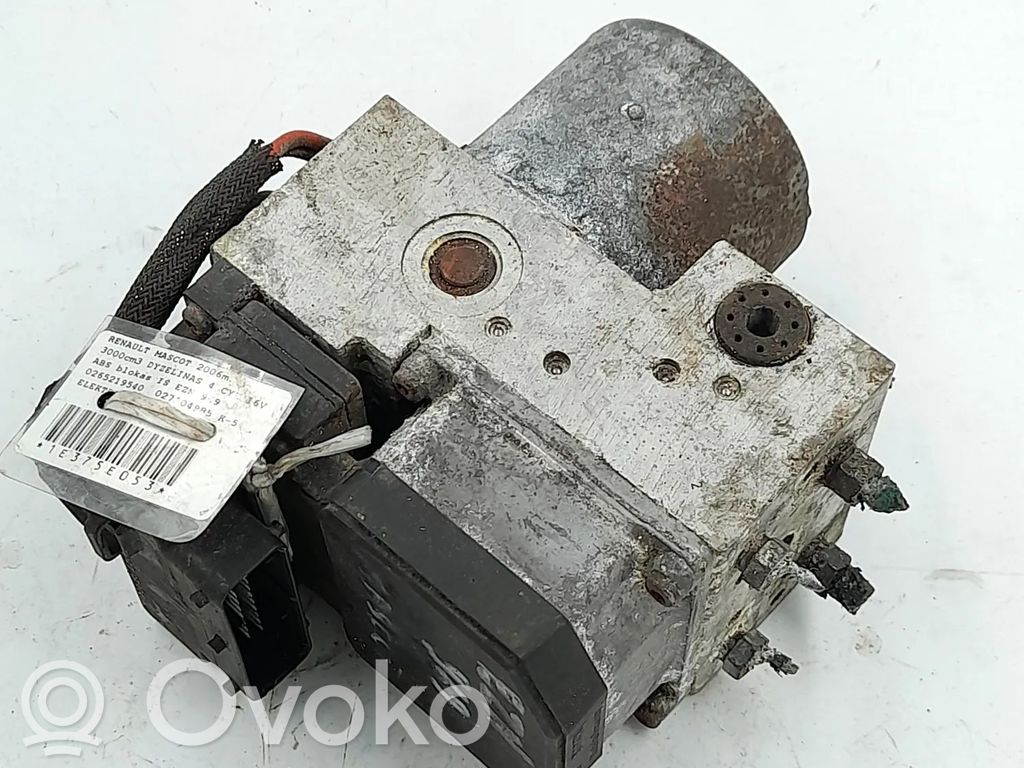 Renault Mascott ABS Pump 