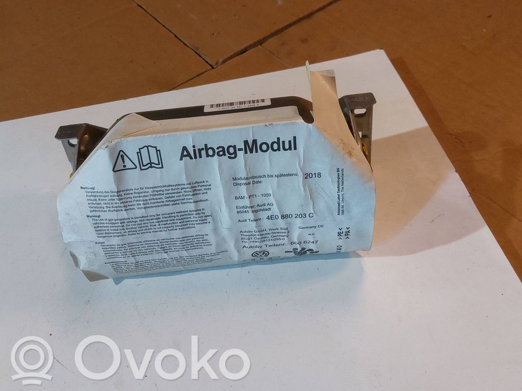 Audi A8 S8 D3 4E Matkustajan turvatyyny 
