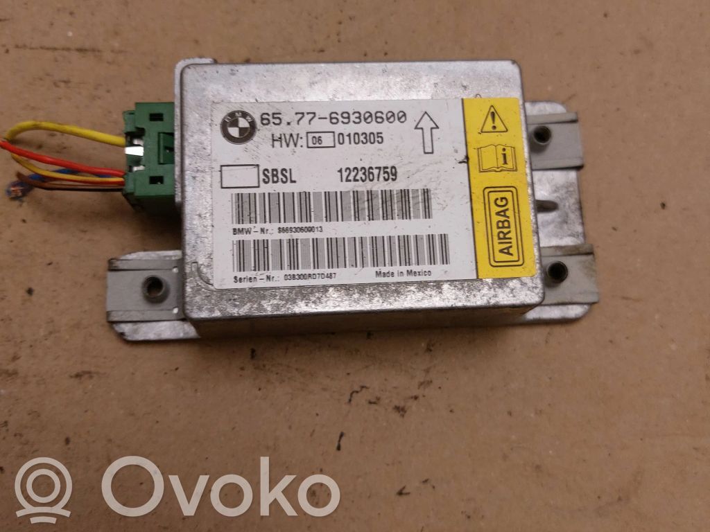 BMW 7 E65 E66 Module de contrôle airbag 