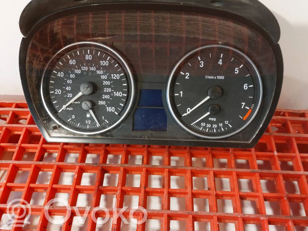 BMW 3 E90 E91 Speedometer (instrument cluster) 