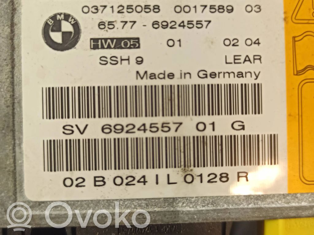 BMW 7 E65 E66 Module de contrôle airbag 