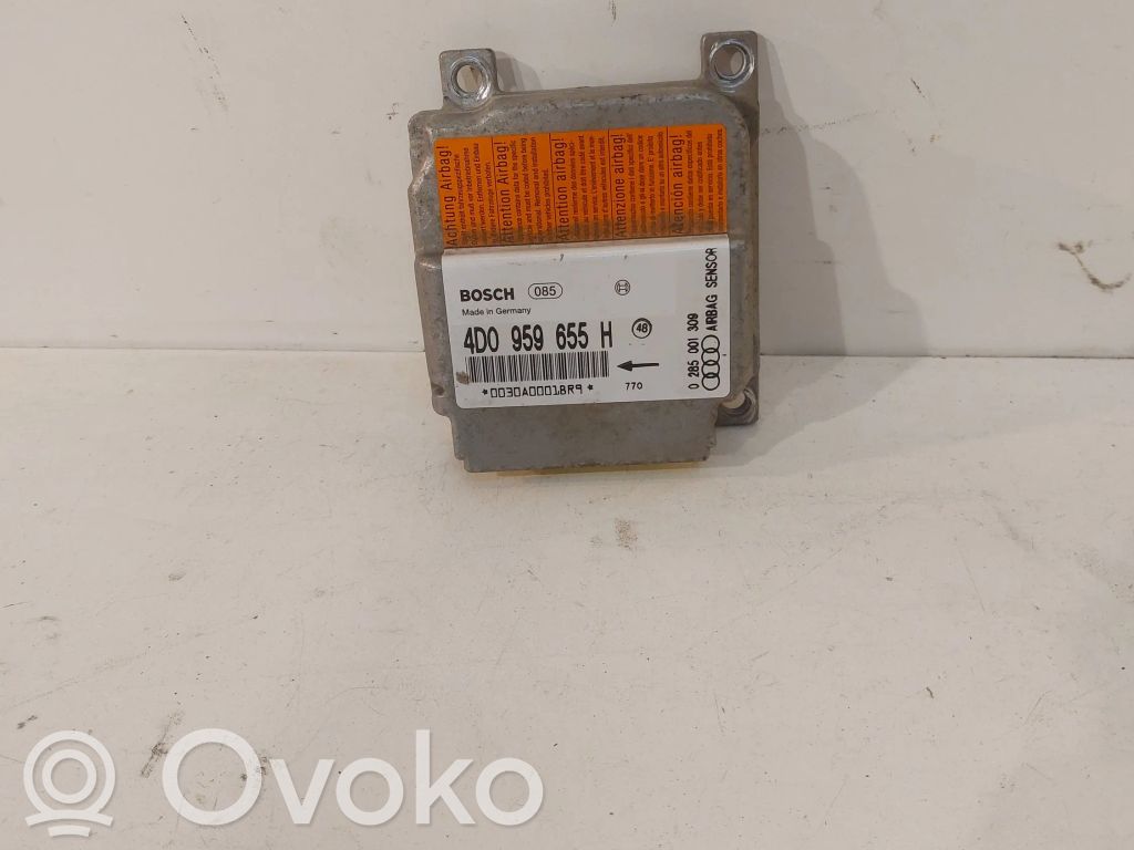 Audi A8 S8 D2 4D Turvatyynyn ohjainlaite/moduuli 
