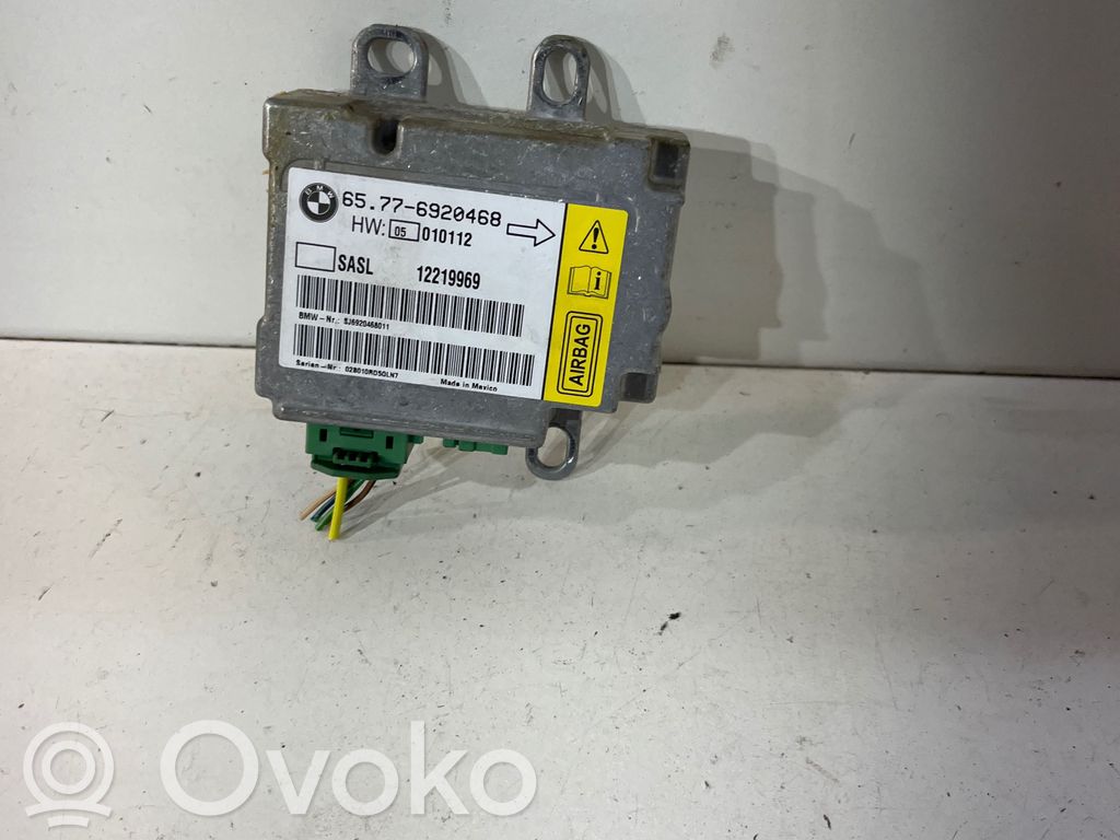 Unidad de control/módulo del Airbag   65776920468,12219969