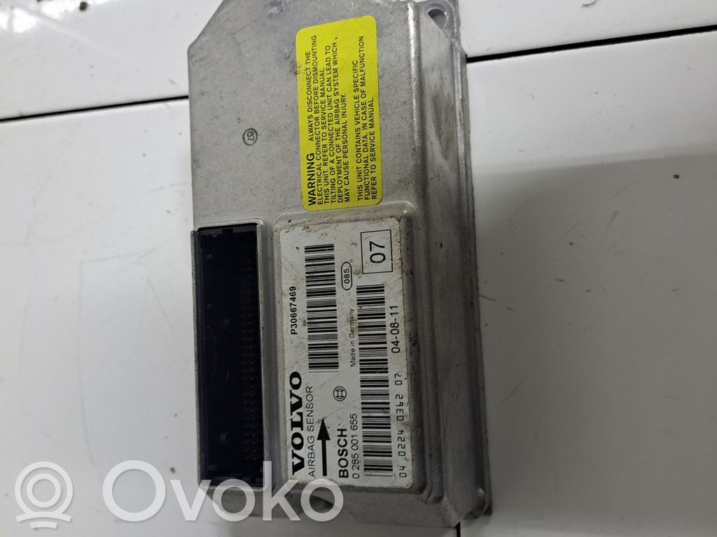 Airbag control unit/module   0285001655,P30667469