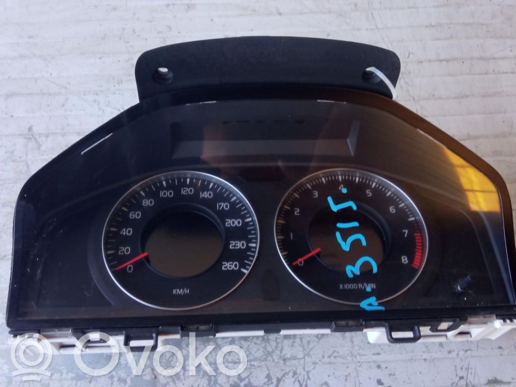 Volvo S80 Vitezometru (grup de instrumente) 
