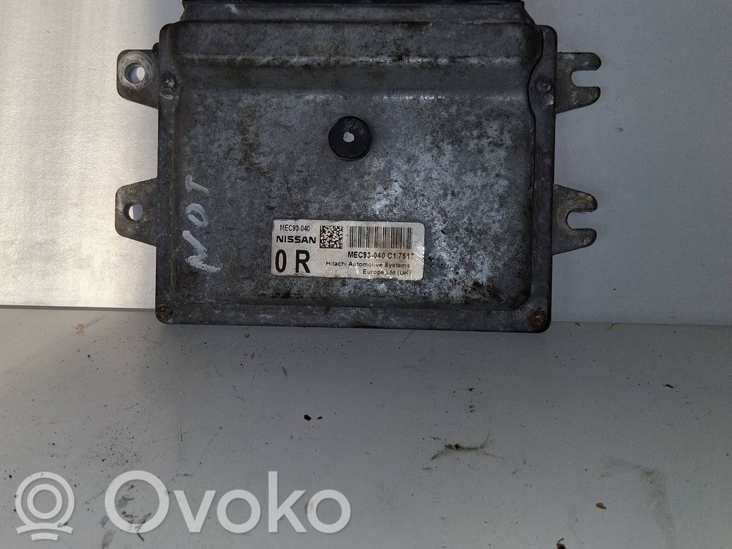 Variklio valdymo blokas   MEC93040