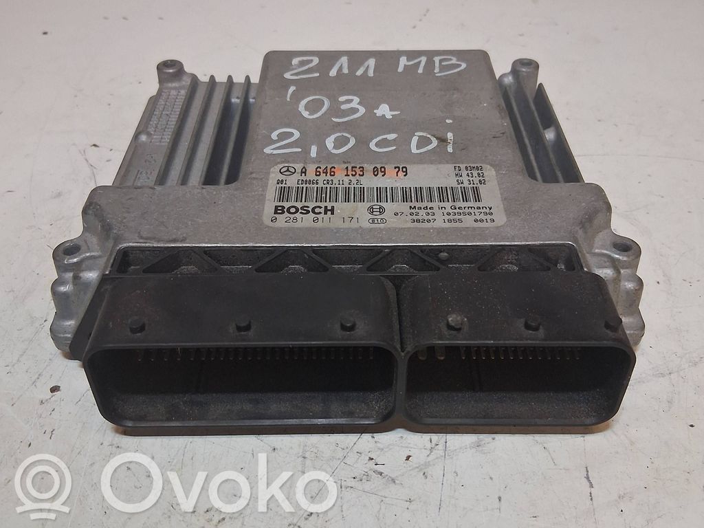 Mercedes-Benz E W211 Engine control unit/module 