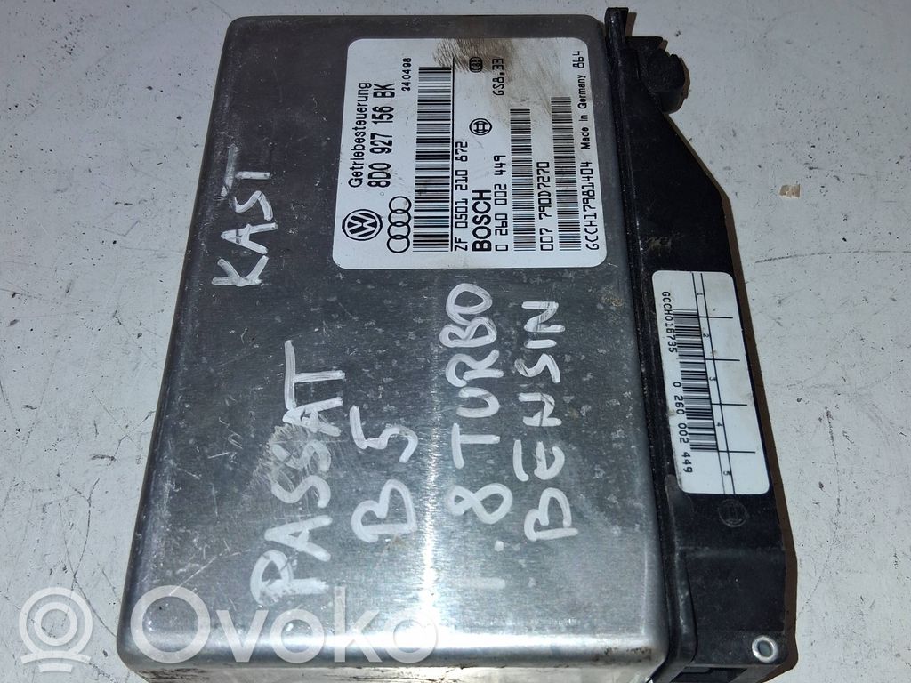 Volkswagen PASSAT B5 Gearbox control unit/module 