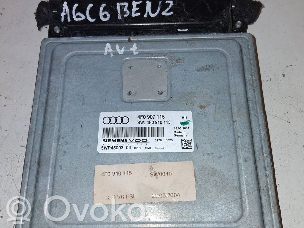 Engine control unit/module   4F0907115,4F0910115,5WP4500304