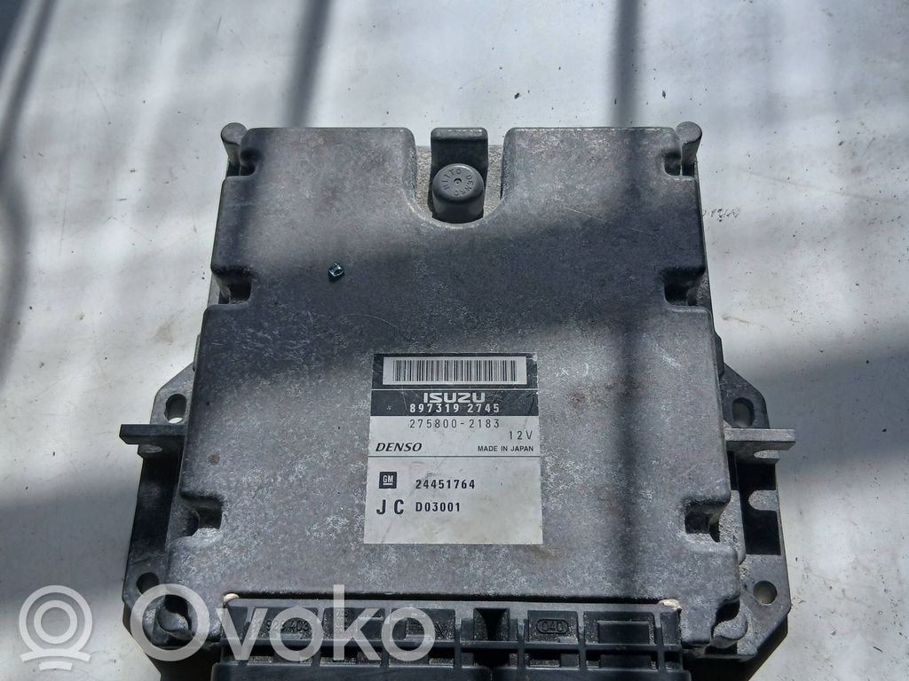 Engine control unit/module   8973192745,24451764
