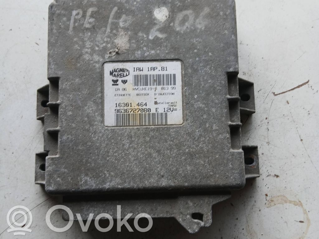 Peugeot 206 Engine control unit/module 