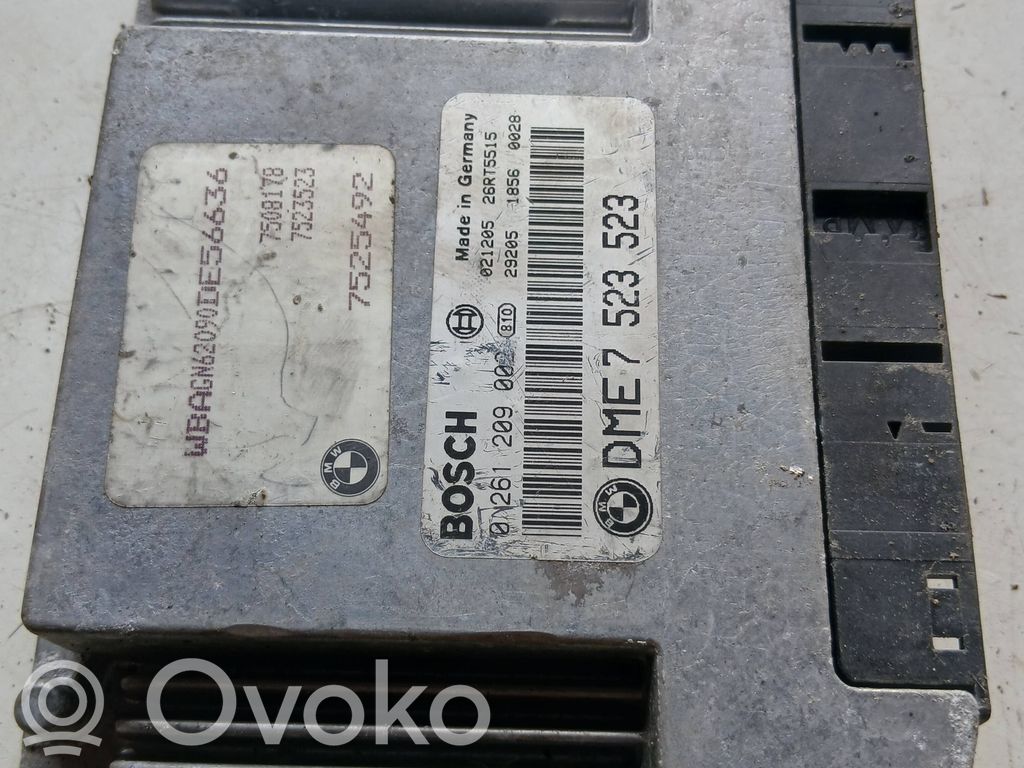 BMW 7 E65 E66 Engine control unit/module 