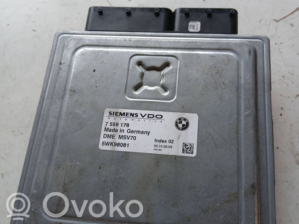 Moottorin ohjainlaite/moduuli   7559178,5WK98081